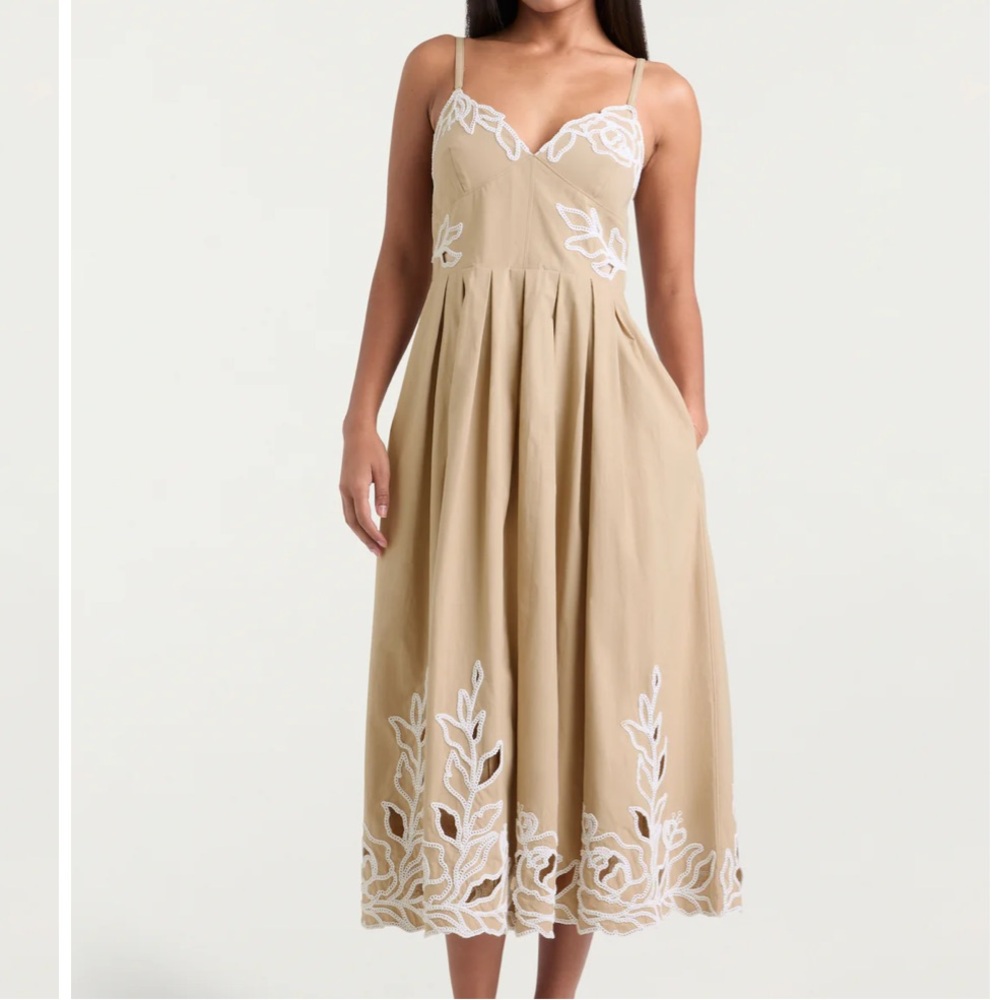 Cinq a Sept Trailing Peonies Maude Dress Size 6
